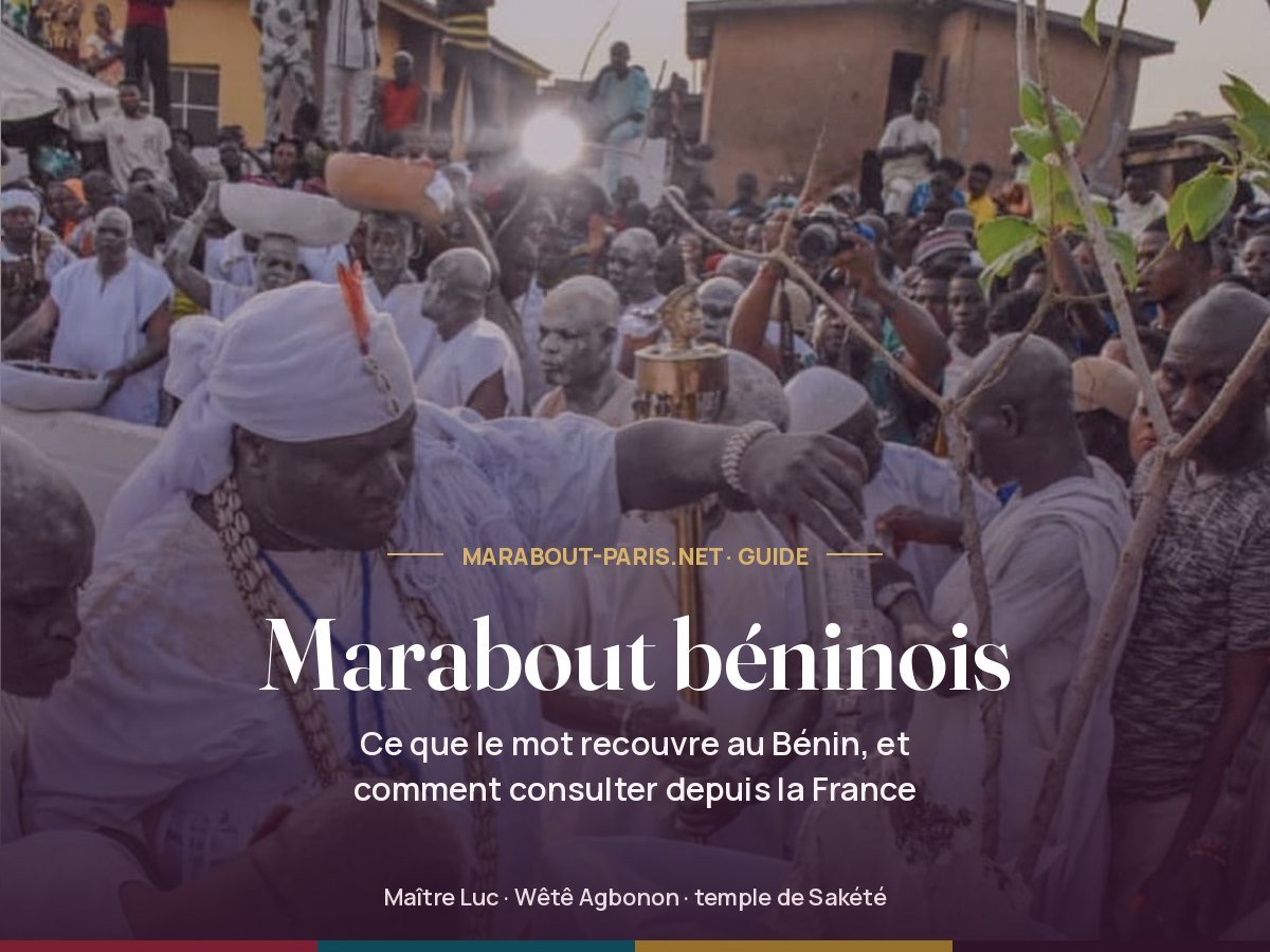 Marabout béninois
